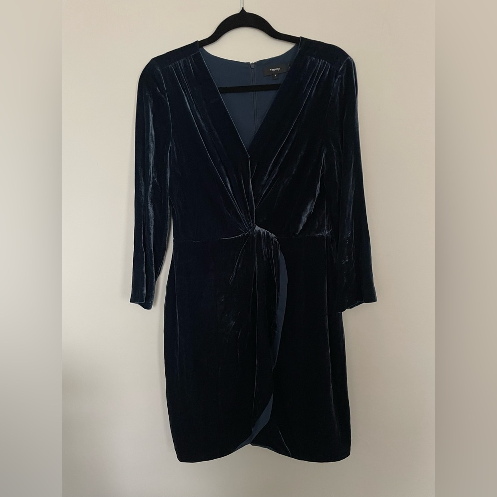 Theory velvet mini dress, size 8